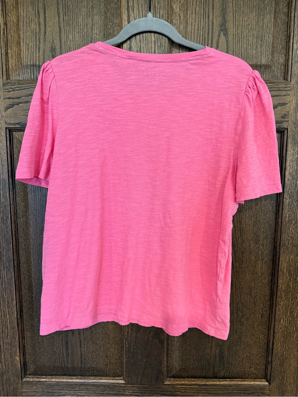 Boden Hot Pink Short Sleeve Cotton Crewneck Tee Large - Picture 7 of 8
